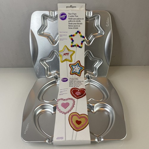 Wilton cookie pans - cookie, heart