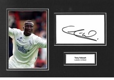 Tony Yeboah Signed 12x8 Photo