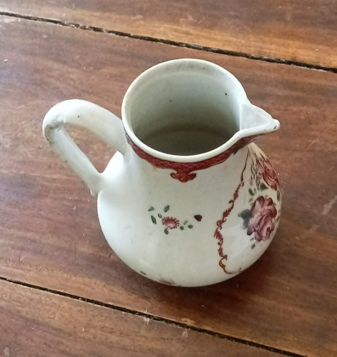 Antique georgian floral enamel - floral,
