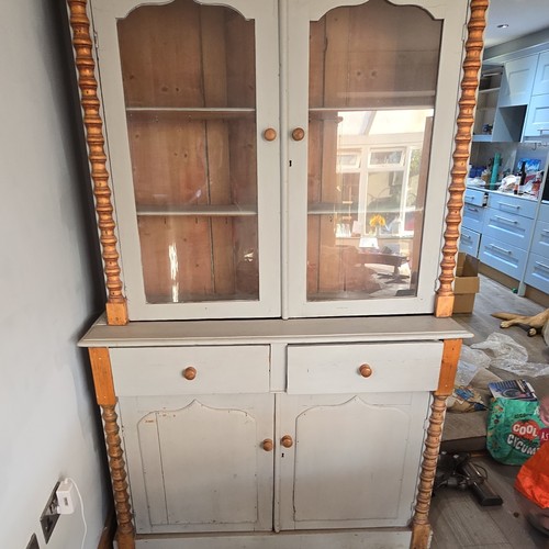 Grey brown painted wood - grey,