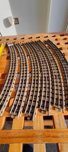 Hornby dublo rail curved - 3,