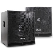 Pair Active Subwoofers Club