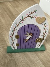 Secret Fairy Garden Door with Door Handle Wood Fairy Door 23cm Indoor/outdoor