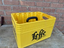 Leffe Beer Crate Yellow Bottles Belgium