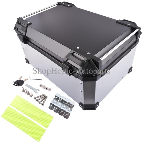 65l aluminium motorcycle top - aluminium,