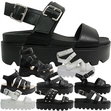 WOMENS LADIES LOW WEDGE