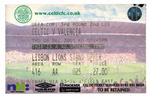 Ticket celtic glasgow fc - celtic,