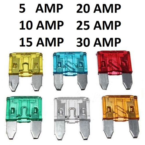 Mini micro blade fuse mixed - micro,