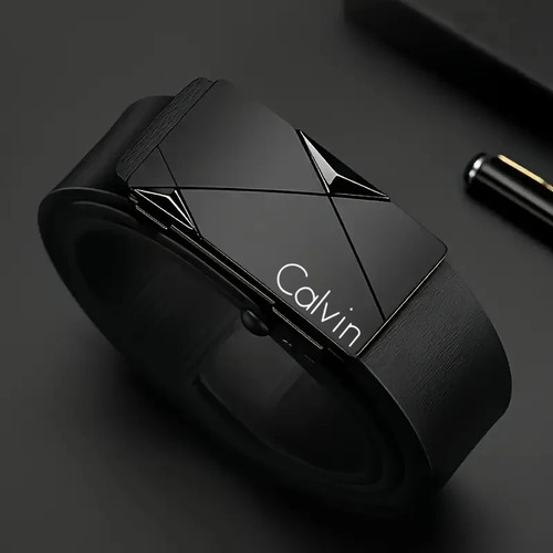 Men leather automatic - leather,