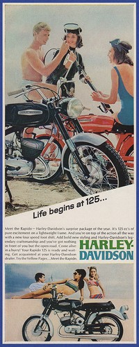 Vintage 1967 harley davidson - vintage,