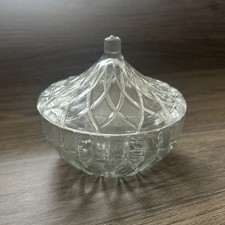 Clear Glass Geometric Dish