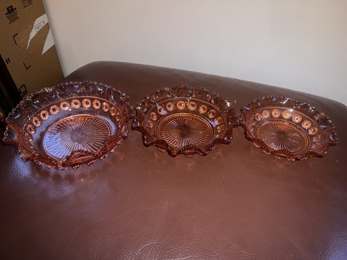 Vintage amberdepression glass - vintage,