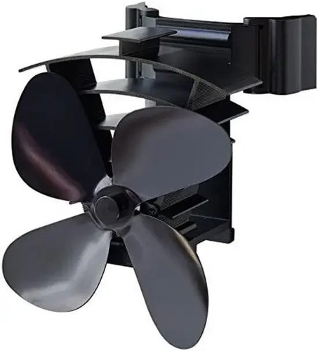 Magnetic stove fan black - stove,