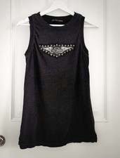 Dark Grey Studded Harley