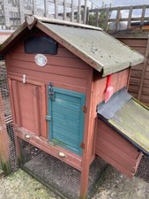 large chicken coop hen house