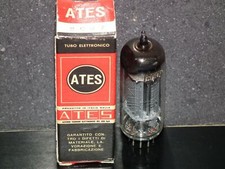 ATES RCA 6CG7 Balanced Tube RARE Square Getter Marantz 8B Leben Conrad Johnson