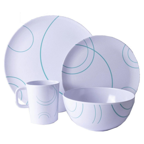 Swirl piece melamine picnic - 16,