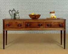 Antique Elm Welsh Dresser Base c.1800