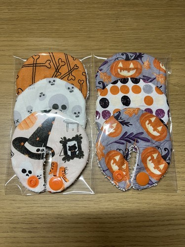 Halloween feeding tube pads - 3x,