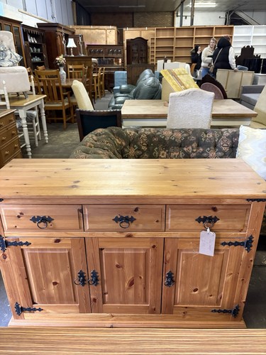Pine music sideboard - pine,
