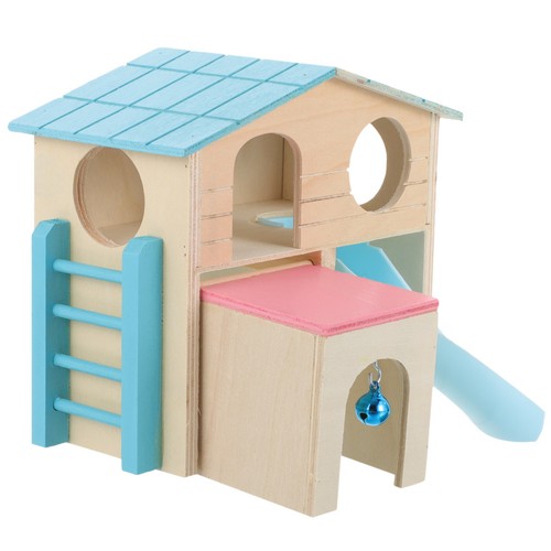 Wooden hamster house hideout - wooden,