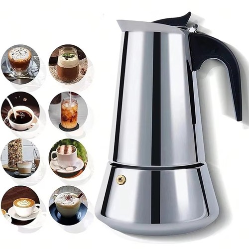 Stainless steel espresso maker - espresso,