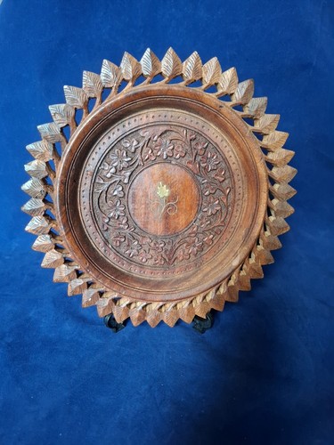 Anglo indian carved inlaid - indian,