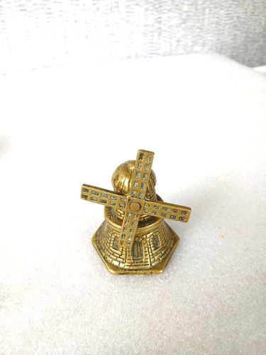 Vintage windmill brass dinner - windmill,
