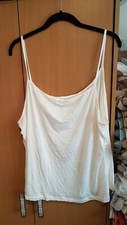 Bon Marche Cream Vest Top Size 24