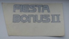 Original Genuine NOS Ford Fiesta Bonus II Decal Tailgate Sticker
