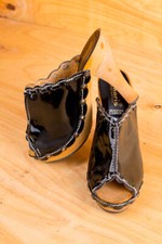 Sale Vintage 70S Clogs Patent