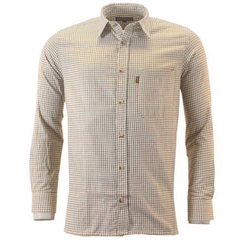 Game tattersall shirt brown - game,