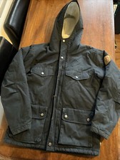 Fjallraven Women’s Greenland Winter Jacket XS G-1000 Parka Sherpa Fur Lined Hood