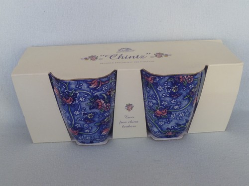 Ringtons blue chintz - chintz, fine