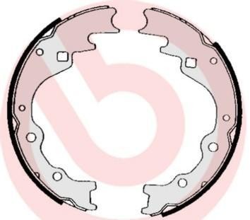 Brake shoe set - brake, mazda