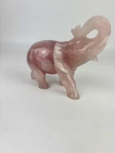 Rose quartz hand carved pink - rose,