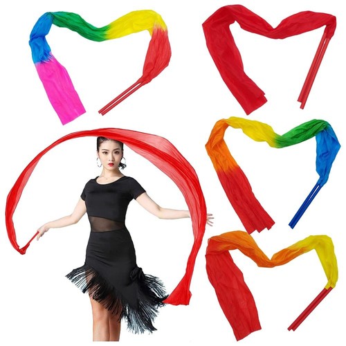 With rod dancing ribbons - with,