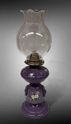 Antique oil lamp - oil, lamp,