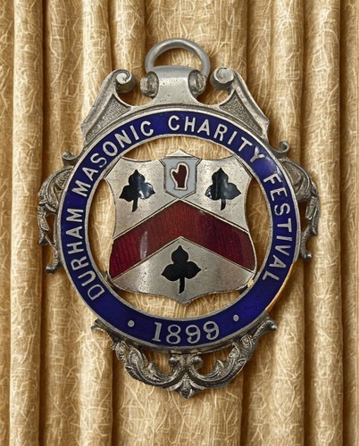 Masonic badge silver 1899 - badge,