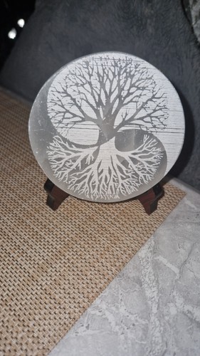 Crystal selenite tree life - crystal, of
