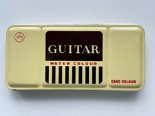 Vintage Guitar Brand Artists Watercolour Paint Tin - Cake Colours