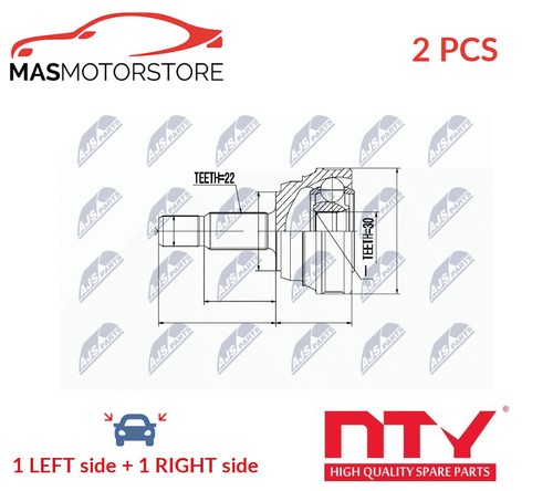 Driveshaft joint kit pair - joint,