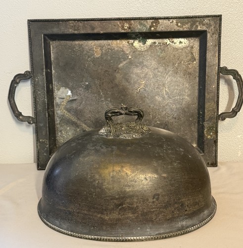 Antique vintage silverplate - vintage,