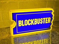 Blockbuster Video LED Lightbox Sign USB Powered - Gift Mancave Cinema Room