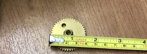 Brass cog wheel - cog, teeth