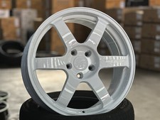 New 18x8.5 AOW TE37 SAGA WHITE