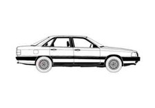 A4 Photo Blueprint Audi 100 C3