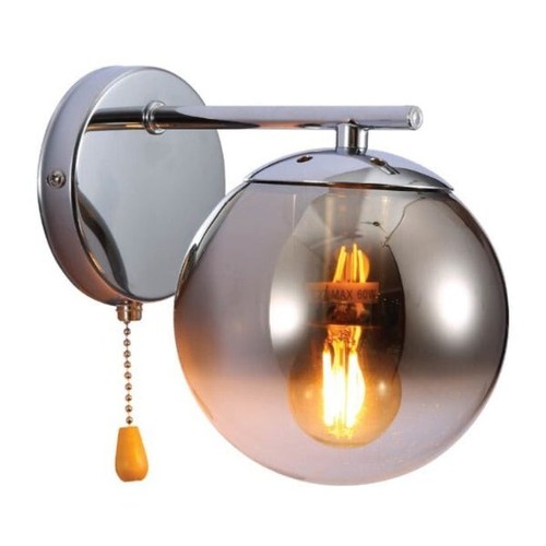 Smoky glass globe elegant wall - smoky,