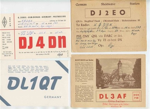 Different qsl cards from - different,