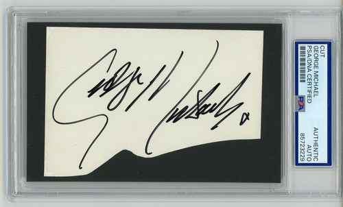 George michael signed - george,